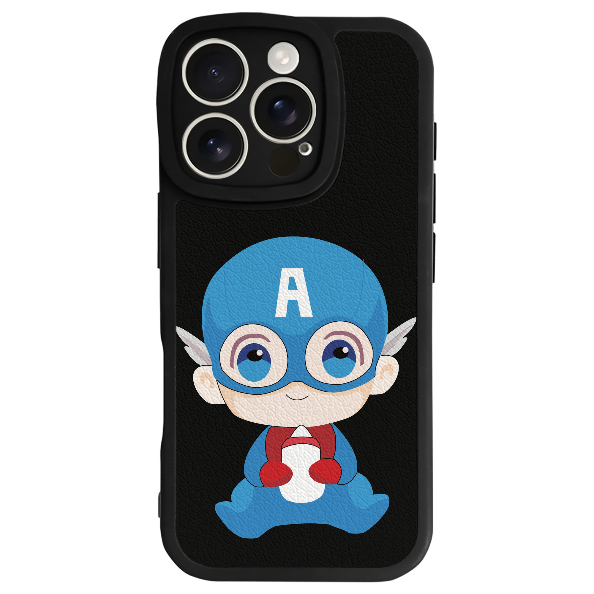 （画像用） アベンジャーズ The Avengers 【iPhone 16シリーズ対応】シリコンスマホケース（レザー調） 材質：シリコン